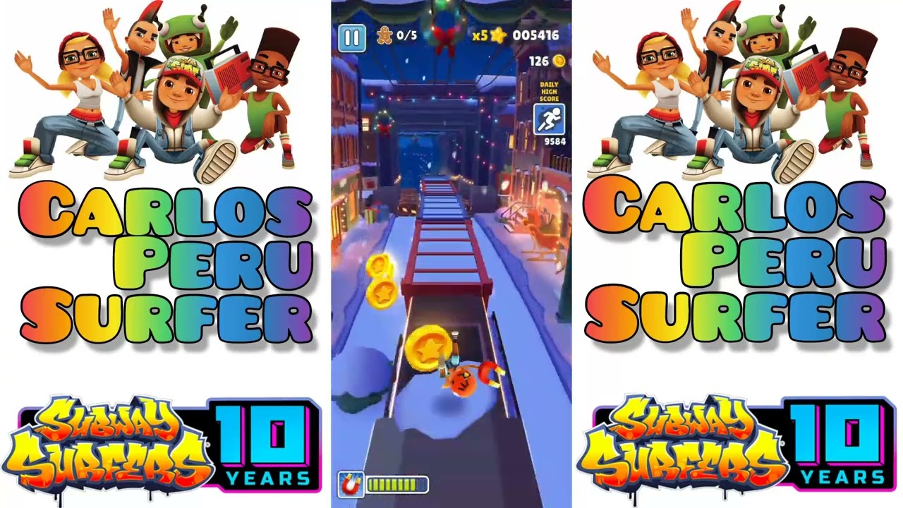 SUBWAY SURFERS CARLOS SURFISTA DO PERU 