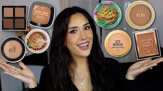 BEST AND WORST DRUGSTORE BRONZERS | Watch before you buy!