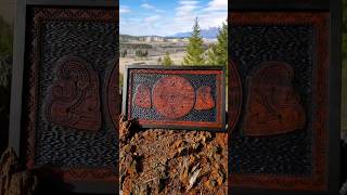 CNC Cut Framed Aztec Sun Stone Wall Art. #aztec