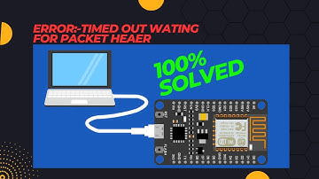 Error :- Timed out waiting for  Packet Header .SOLVED  💯%