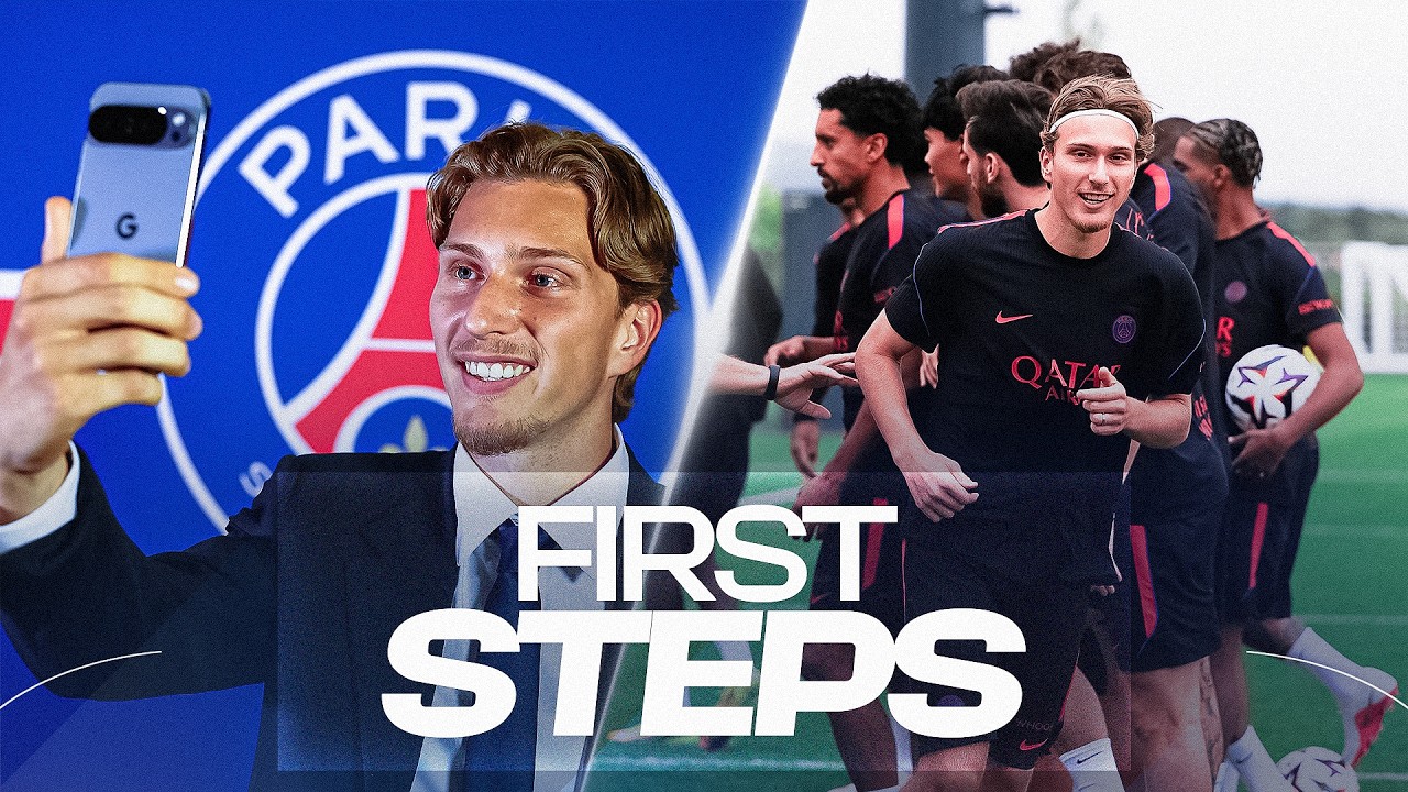 Les premiers pas de Mika Godts au Paris Saint-Germain ! 🔴🔵