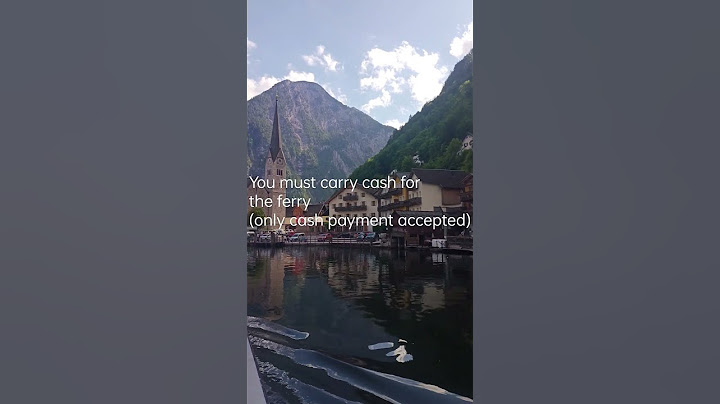 How to reach Hallstatt from Salzburg Austria