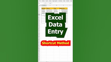 Data entry form using shortcut in excel💯🔥#exceltricks #exceltips #excelshorts #exceltutorial #excel