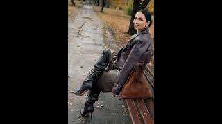 Stylish Leather Mini Skirts Ideaslong Leather Bootscomfortable Leather Shoesconditioning Boots