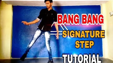Bang Bang Signature Step | Hrithik Roshan Dance | Tutorial | By Abhishek Verma