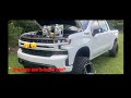DIY oil change on the 2021 Chevy Silverado!! plus checking the catch can for any metal