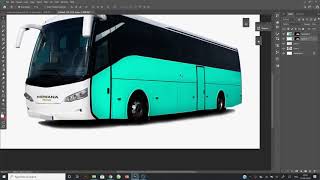 Bus Mockup Tutorial Photoshop screenshot 4