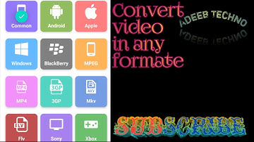 How to convert video in any formate||2020||