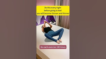 Do this every night before going to bed and you will get thinner and thinner#shorts