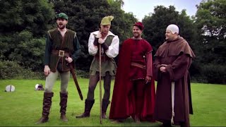 A League of their own UK - Archery Challenge - Jack Whitehall, James Corden, Freddie, Jamie Redknapp