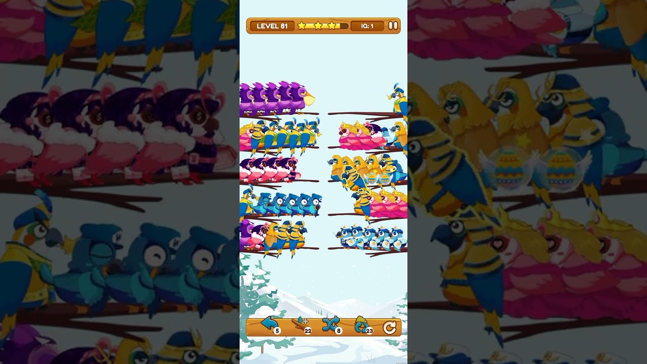 Bird shot 2 colour puzzle game 🐦 levels 81 