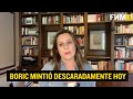 Teresa Marinovic: Boric mintió descaradamente hoy