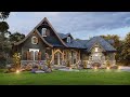 Lake house style home plan  hot springs cottage  08142