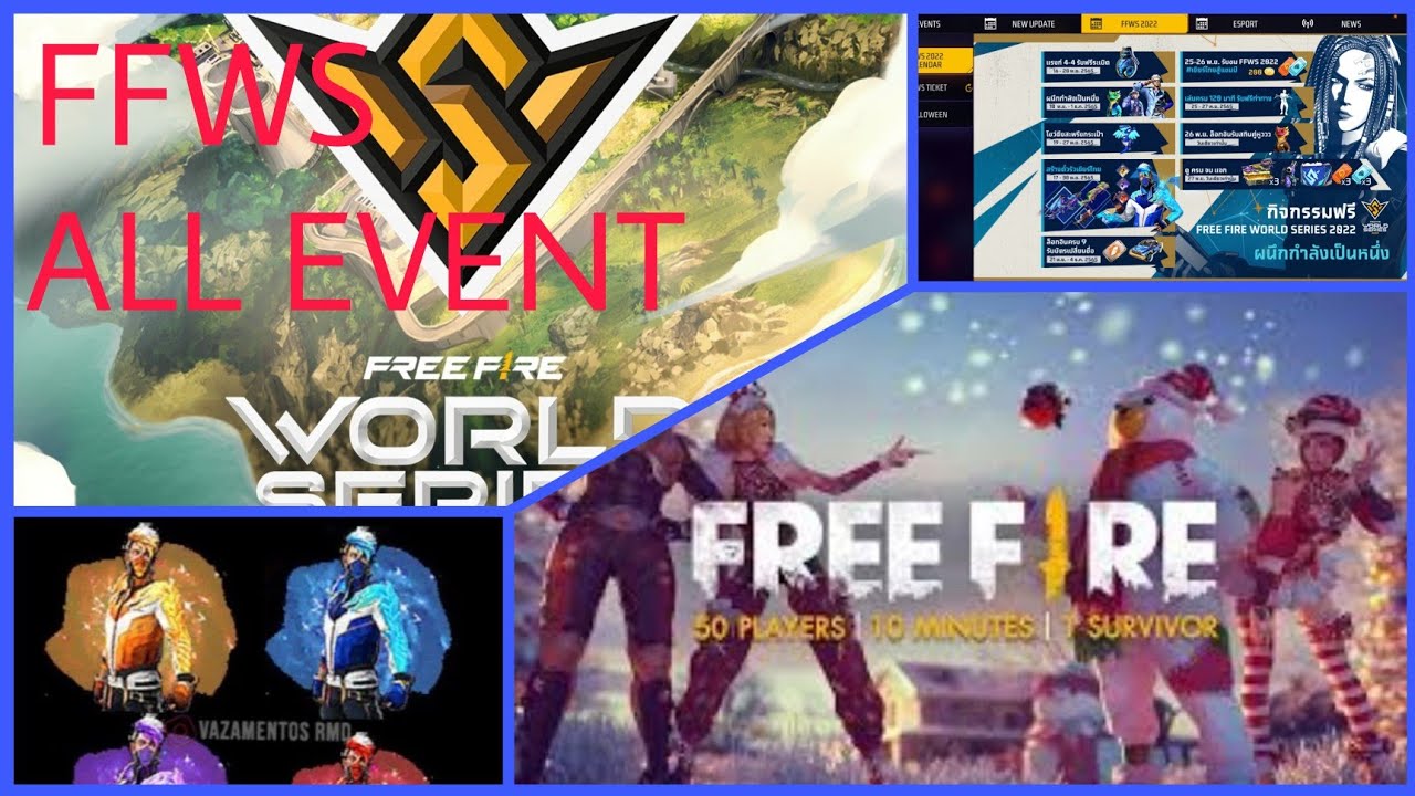 Free fire FFWS 2022 Event Calendar And Upcoming FFWS Events