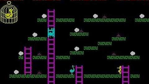 Chuckie Egg 1 on the Spectrum 48k