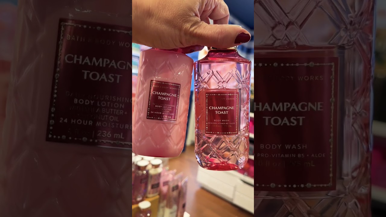 Bath & Body Works CHAMPAGNE TOAST Body Lotion Set of 2 NEW