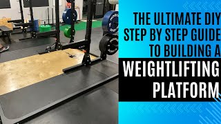 DIY Weightlifting Platform That Doesn't Look Like Garbage