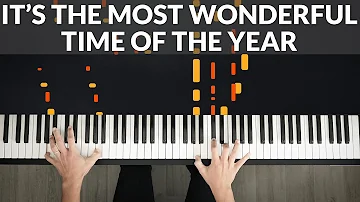 It's The Most Wonderful Time Of The Year - Andy Williams | Tutorial of my Piano Cover