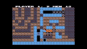 Atari Boulder Dash (Knibble Eat 3). Cave 13
