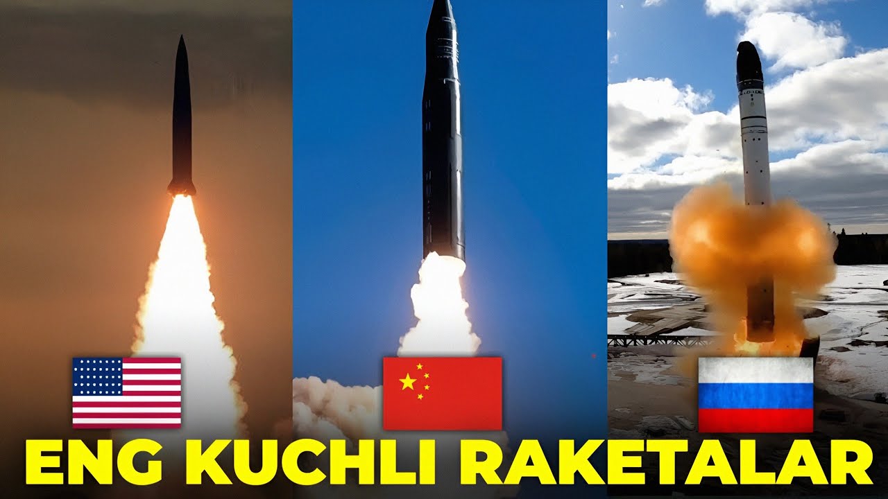 TOP 10 DUNYODAGI ENG KUCHLI BALLISTIK RAKETALAR