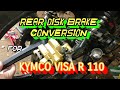 REAR DISC BRAKE CONVERSION FOR KYMCO VISA R