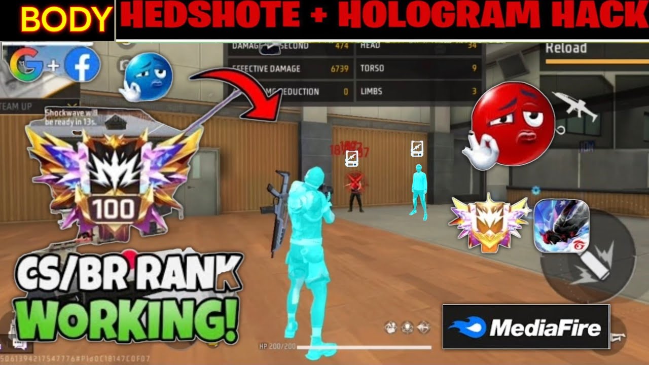 OB51 headshot pannel + Hologram hack🎯 MIUI BODY 95% Hs || 🔥 Ob51 Update New headshot pannel☠️