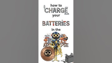 How you charge batteries in the apocalypse! #shorts #science #survival