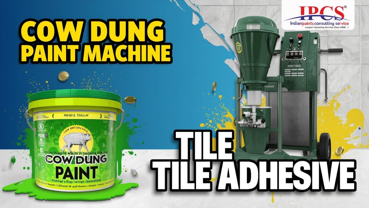 Paint Manufacturing Machinery Cow Dung Paint Making Machine Tile Adhesive  Manufacturing Machine