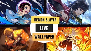 Top 5 Demon Slayer live wallpaper | Give you desktop cool anime look🔥🔥 screenshot 4