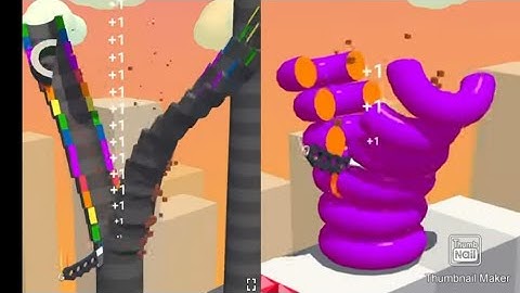 Slice it all , Very relaxing and satisfying All Levels Gameplay walkthrough
