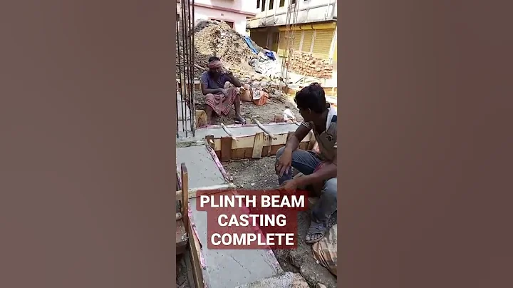 #shortvideos#Plinth Beam Casting Complete: