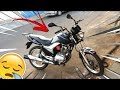 COMO FICOU MINHA MOTO DEPOIS DO ACIDENTE!