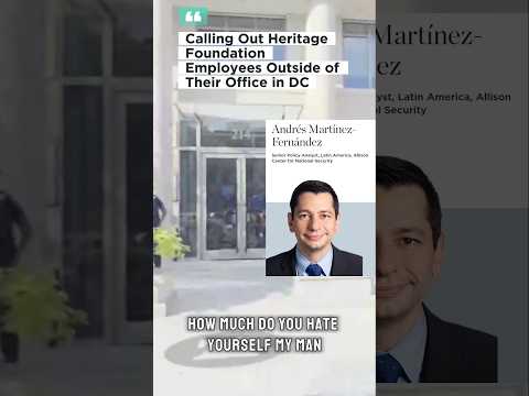 Calling Out Heritage Foundation Fascists