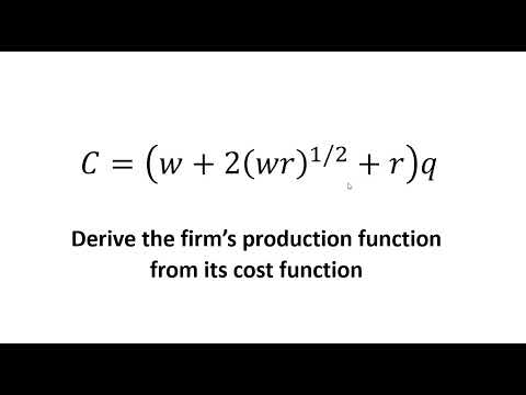 Derive a Production