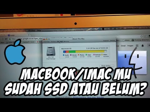Tips Cek Memastikan MacBook atau iMac Pakai SSD atau Bukan?