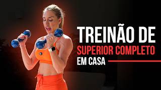 FAÇA ESSE TREINO E DEFINA SEU SUPERIOR TREINANDO EM CASA