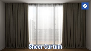 Sheer Curtain in V-Ray 6 for SketchUp | Sketchup vray
