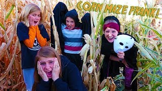 Pranking People in the Corn Maze! We Got The Tannerites So Good!