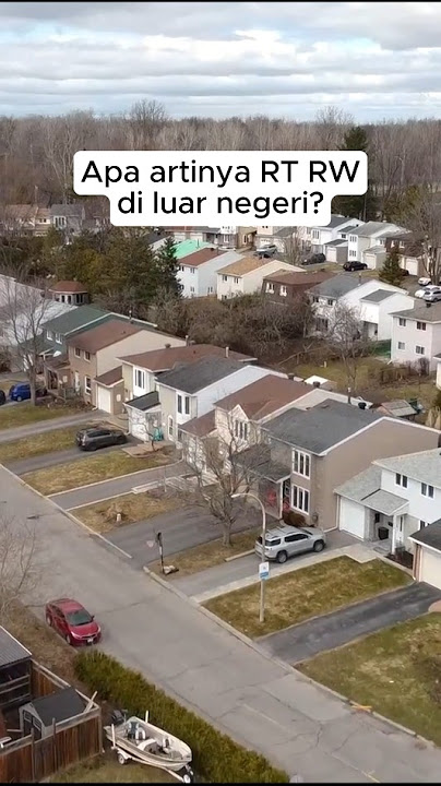Artinya RT RW apa. Di luar negeri ada RT RW tidak. #funfact #facts #faktaunik