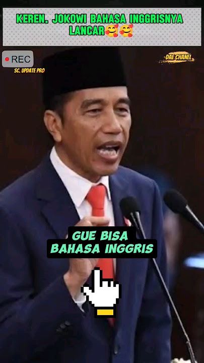 KETIKA PRESIDEN JOKOWI PIDATO PAKE BAHASA INGGRIS. #indonesia #shortsviral #jokowidodo #inggris