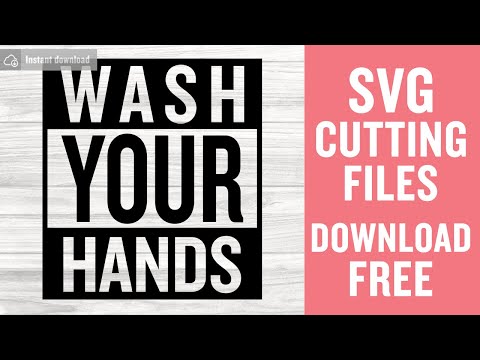 Wash Your Hands Svg Free Cutting Files for Cricut Silhouette Free Download