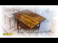 Ремонт / реставрация старого деревянного стола ❤ (Repair / restoration of an old wooden table)