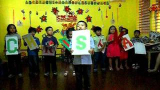 Christmas acrostic - littlestarspreschool kinder class