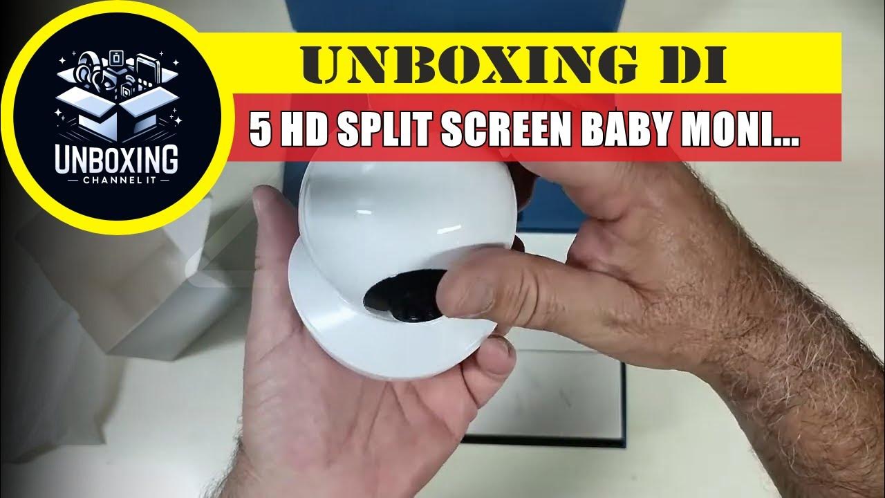 5 HD Split Screen Baby Monitor, Babysense Video Baby - YouTube