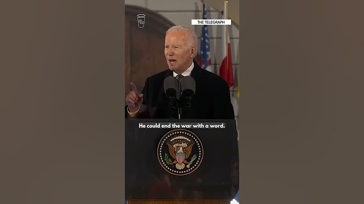 Joe Biden supports Ukraine in Warsaw | The Daily Aus #shorts