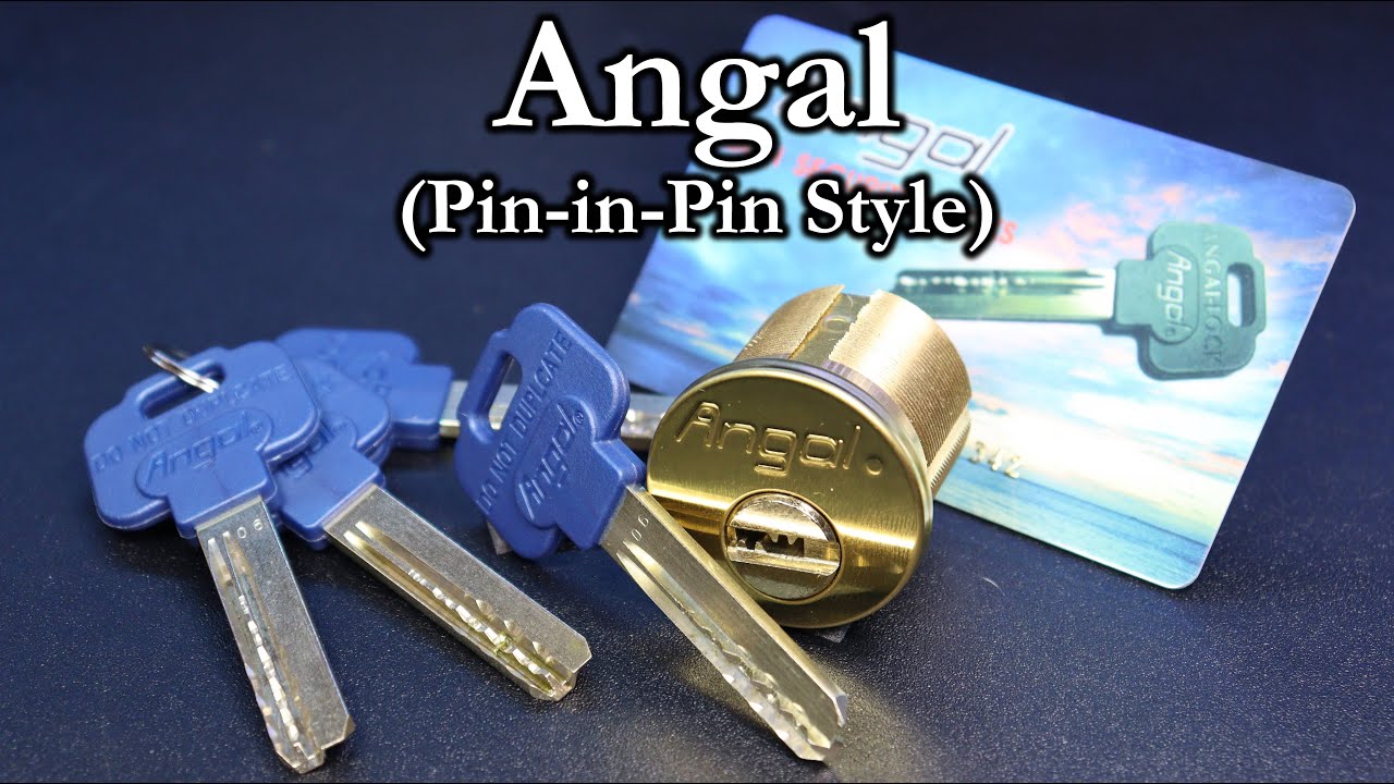 170) Angal Mortise (Pin in Pin Style) Dimple Lock Picked and Gutted ...