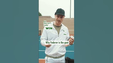 Waarom Roger Federer de beste tennisspeler is #rogerfederer #federer