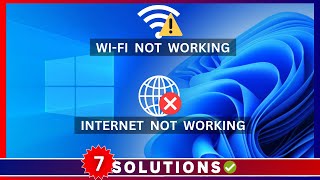 How to Fix Wi-Fi Missing | WiFi Internet not working | Wi-Fi Internet Issue Windows 10 | Windows 11