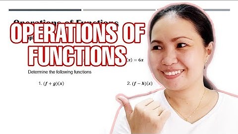 OPERATIONS OF FUNCTIONS ||TAGALOG MATH TUTORIAL|| TEACHER WENG MATH