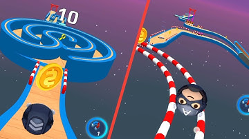 Sky Rolling Ball 3D - All Levels 212-215, SpeedRun Gameplay, Android IOS, Amaizing Ball Game